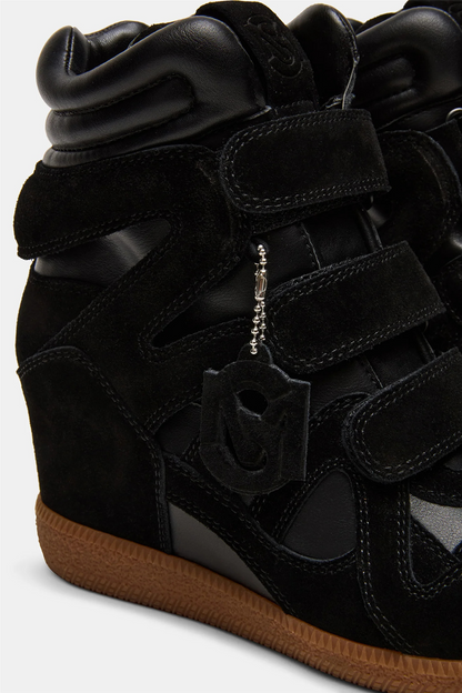 Mavis Black Suede
