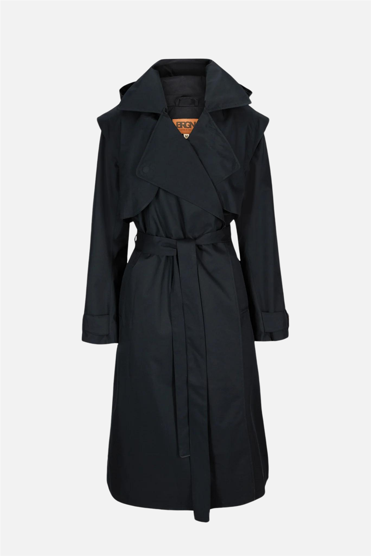 Regndråpe Trench Coat New Black.