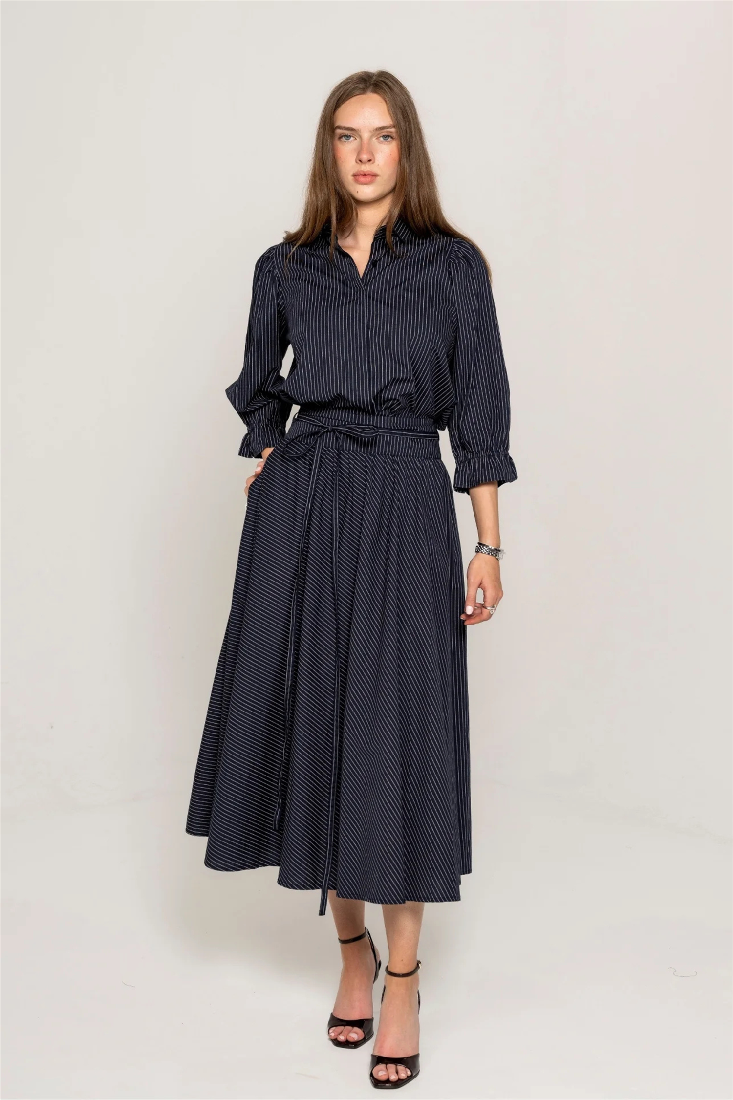 Astrid Skirt Pinstripe.