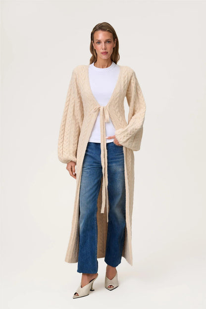Biella Cardigan Butter Yellow.