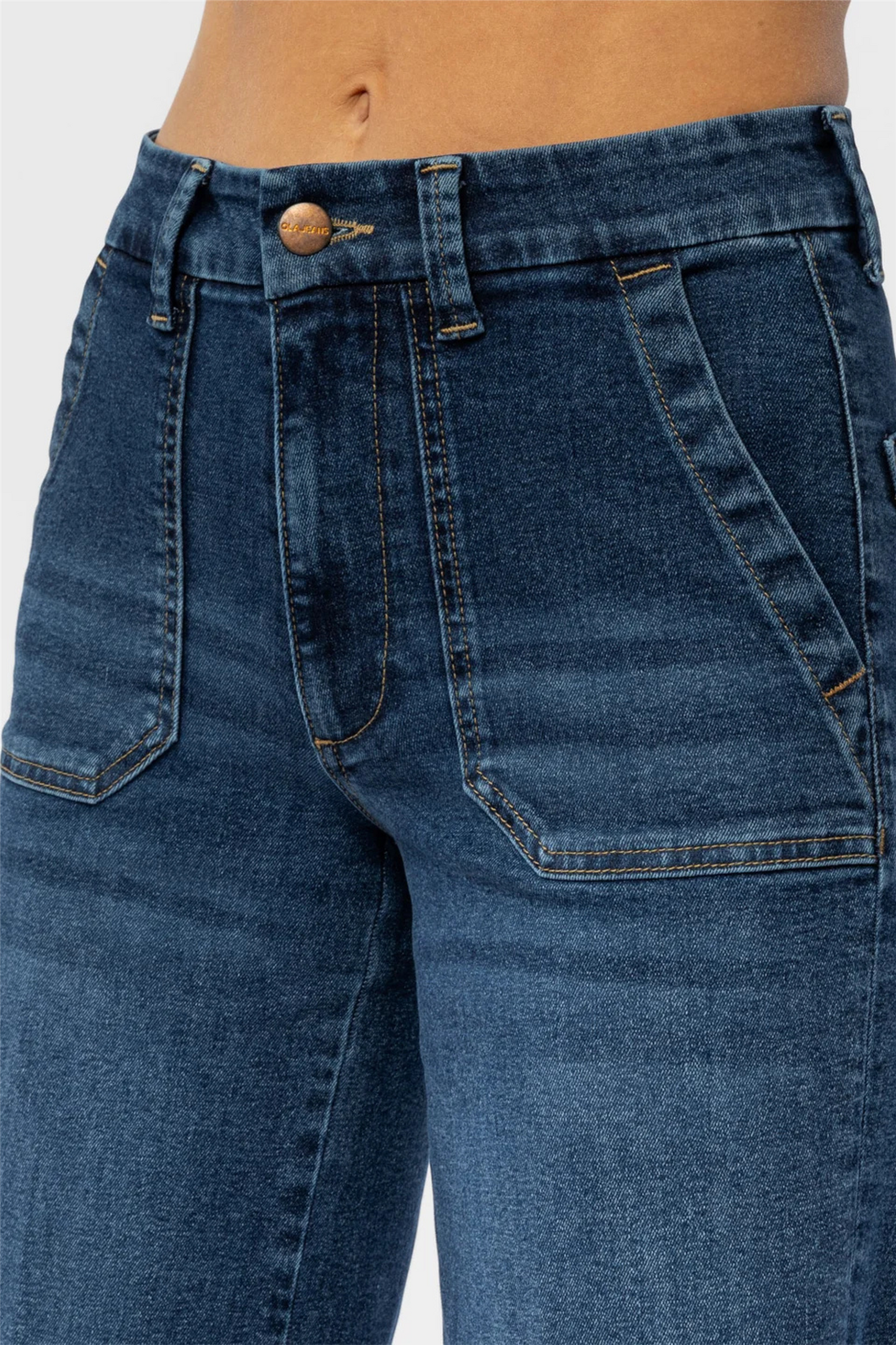 The MONA Jean Dark Vintage Blue