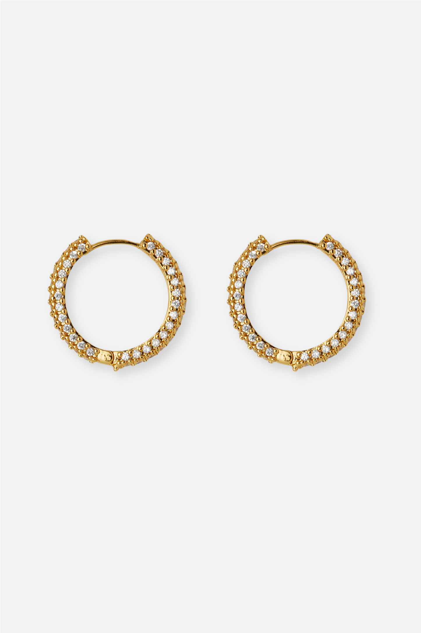 Infinity hoops Gold.