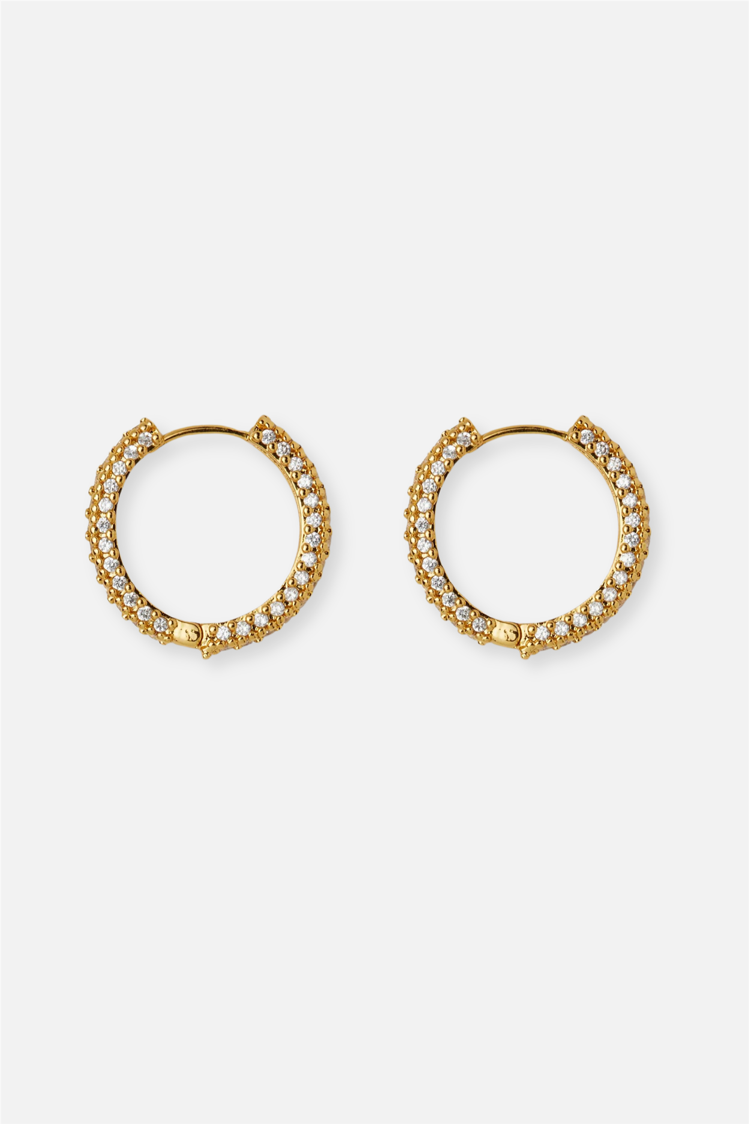 Infinity hoops Gold.