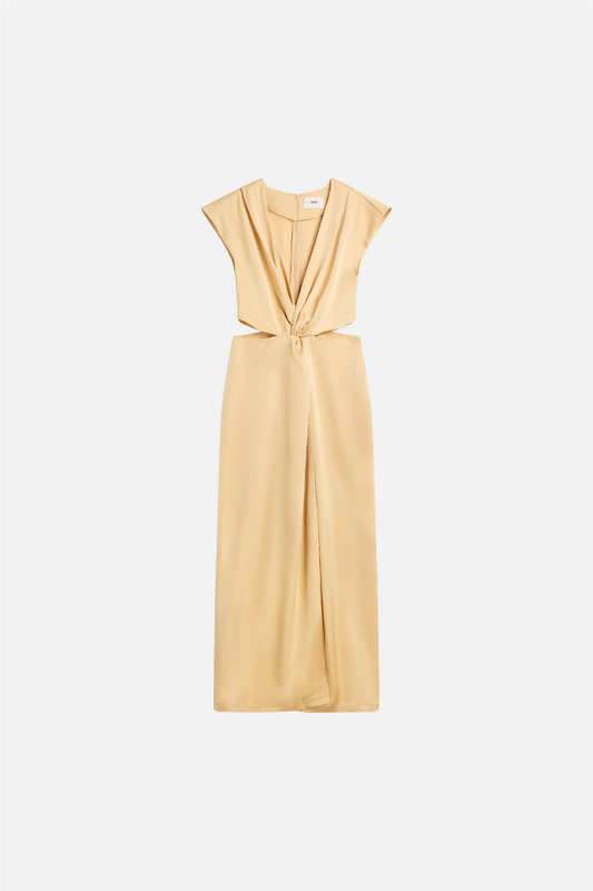 Zephyr Dress Butter Yellow.