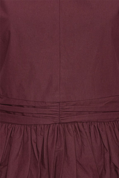 Puff Sleeve Top Zinfandel.