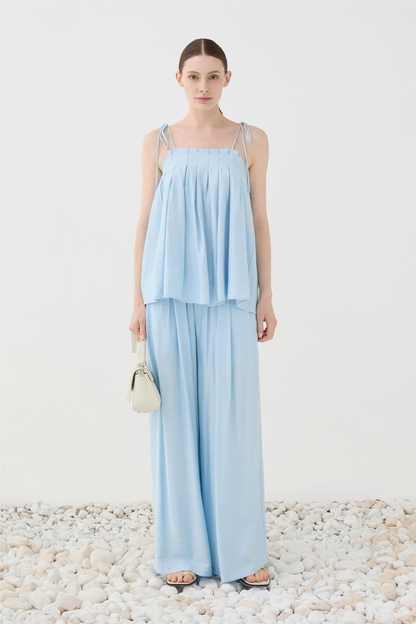 Pleat Top Celeste