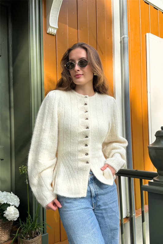 Arolla Cardigan Créme White
