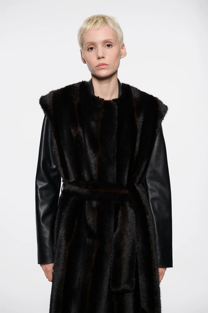 Klara Vest Dark Brown
