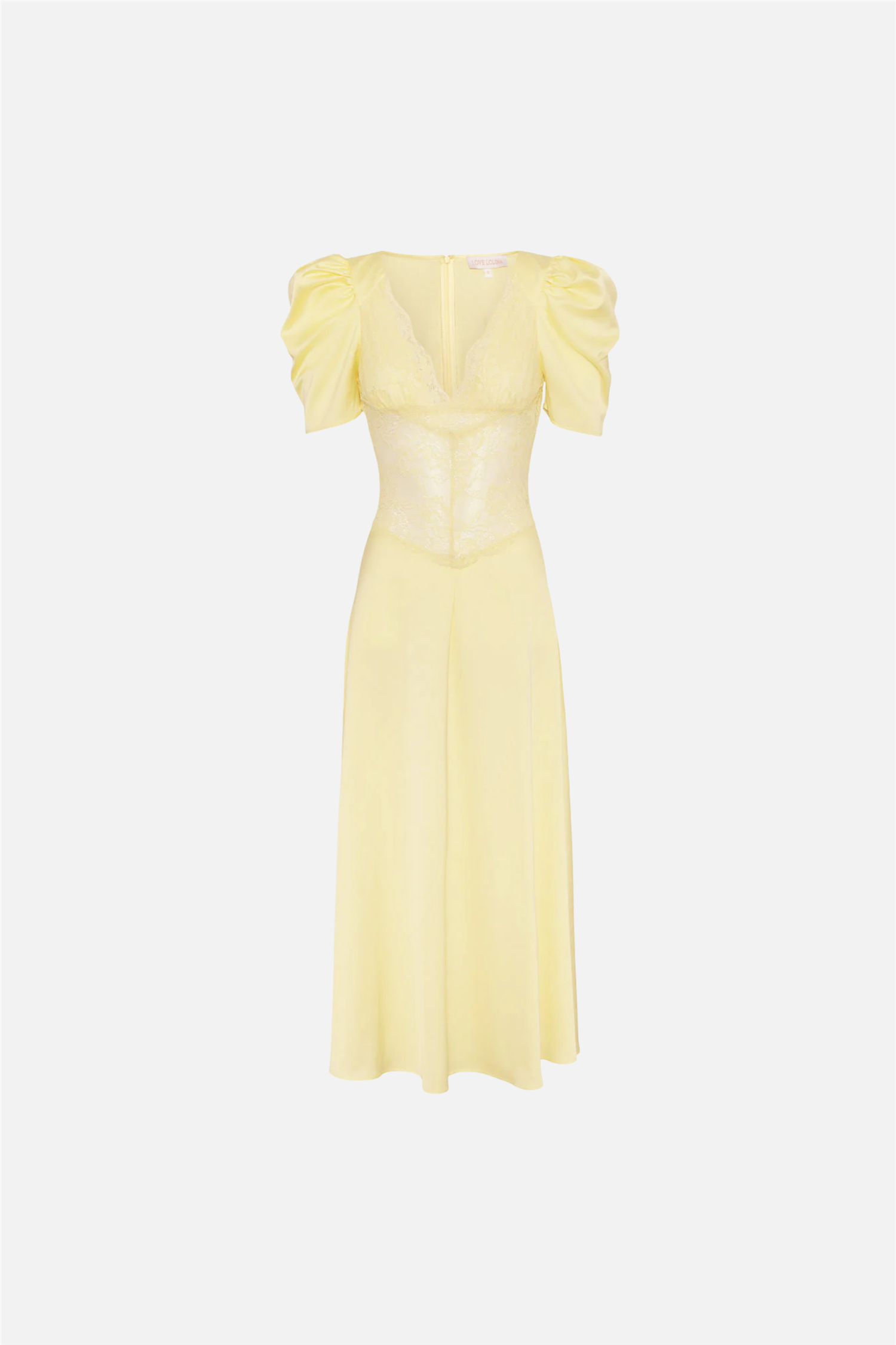 Francis Lace Midi Dress Lemonade.