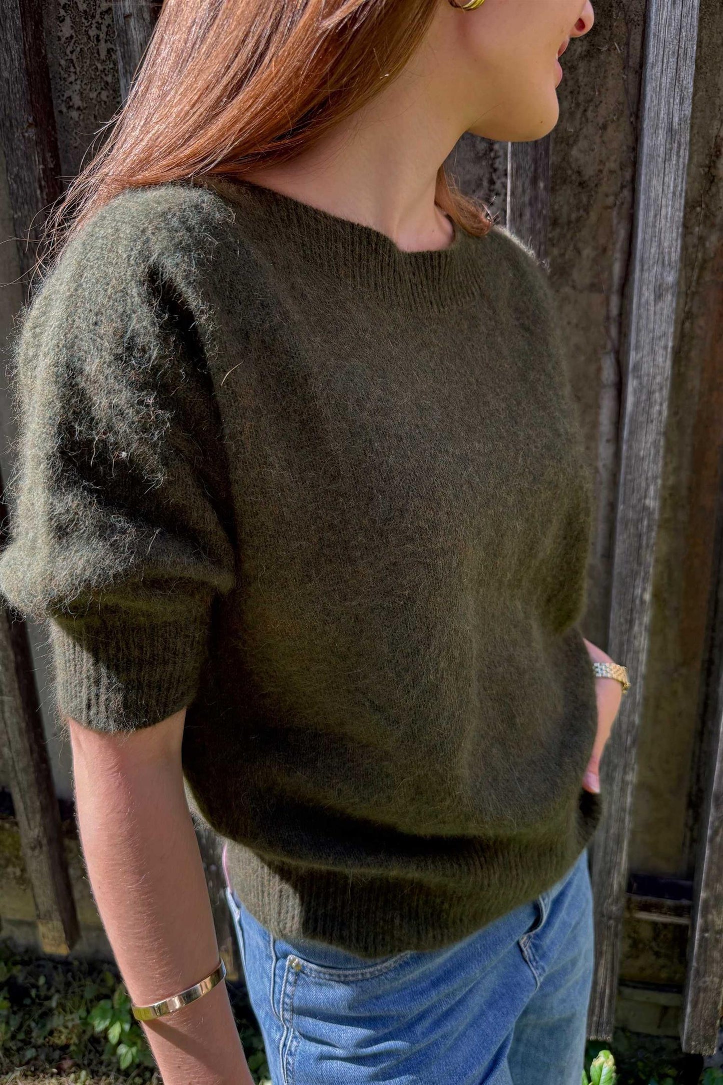 Moi Sweater Army Mélange