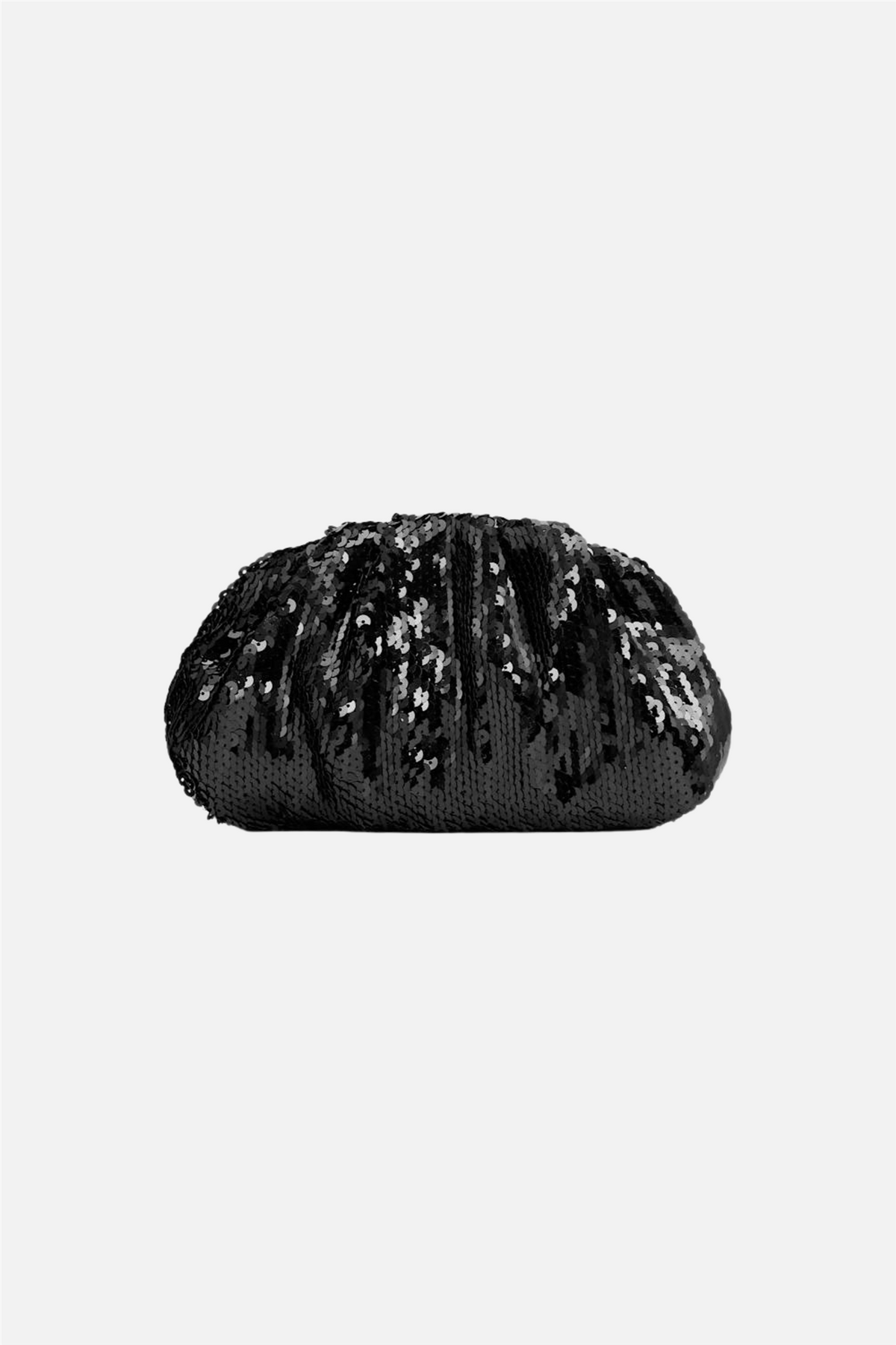Sequin Clutch Bag Black.