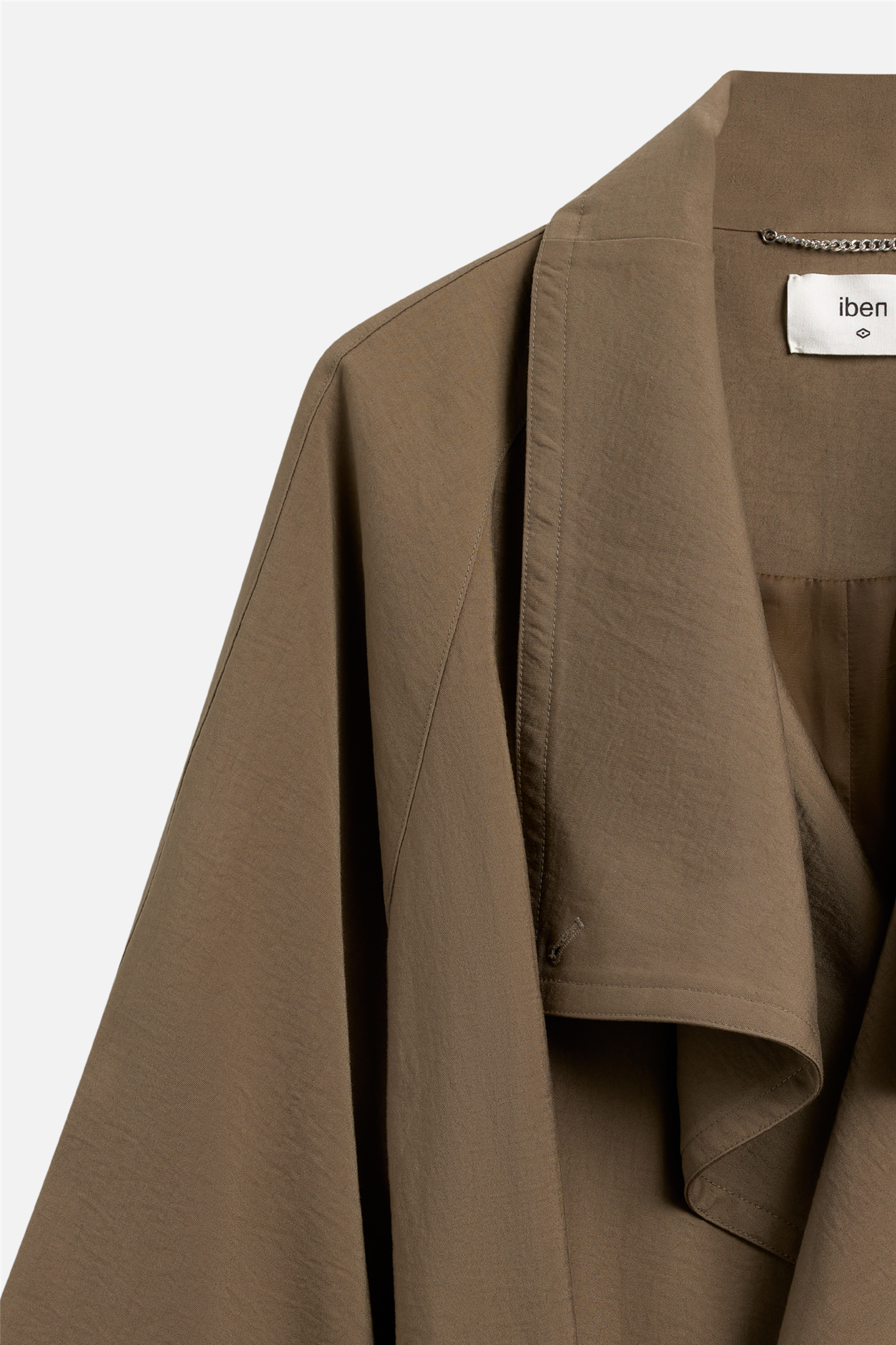 Atari Oversized Trenchcoat Khaki Brown.
