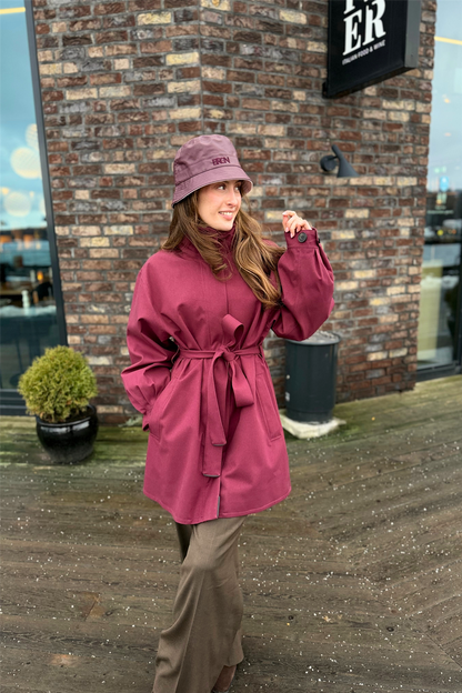 Rossby Coat Wine Red.