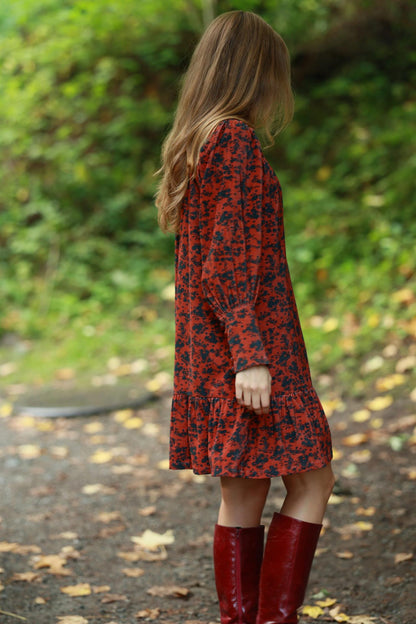 Lily Cord Dress Aurora Red