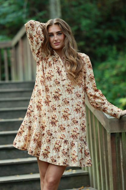 Lily Cord Dress Autumn Field