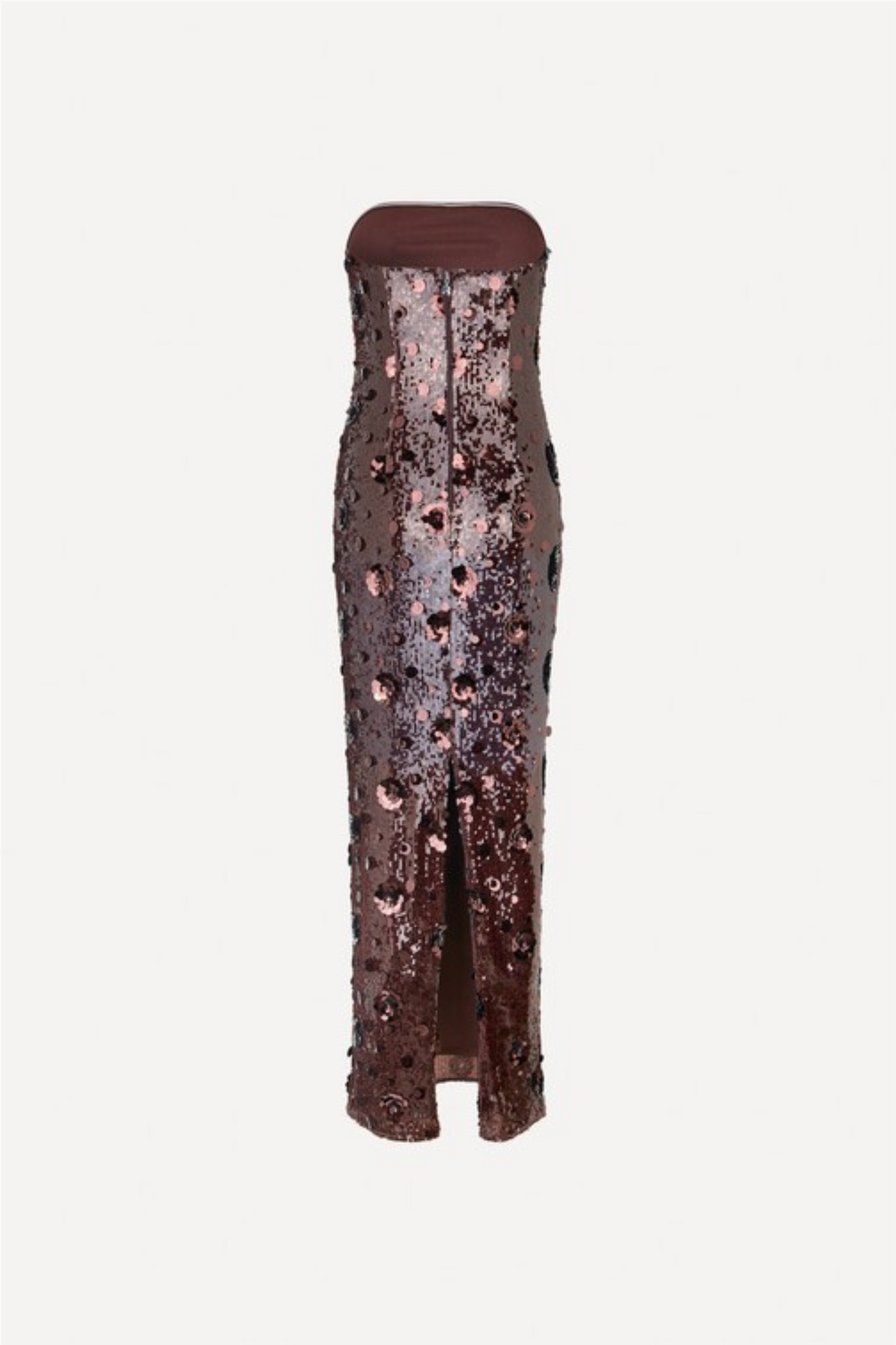 Sequins Tube Dress Chicory Coffee.