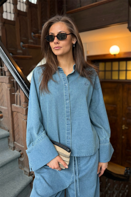 Atari Denim Shirt Chambray Blue