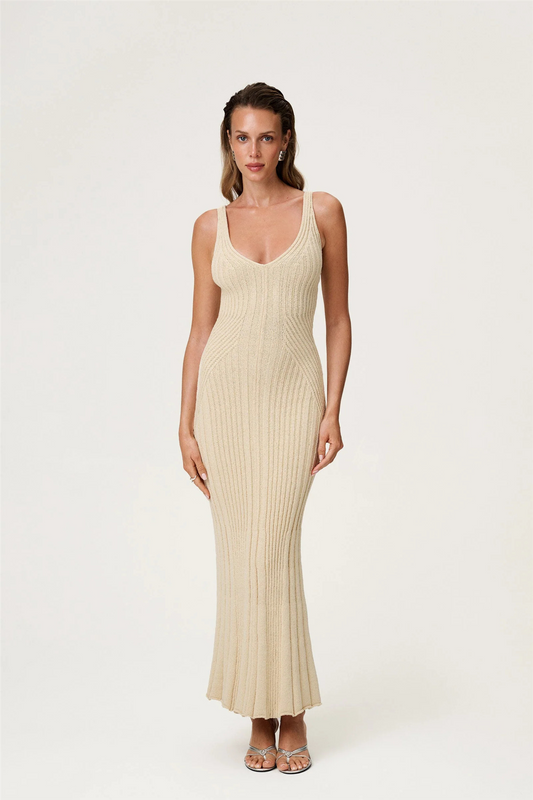 Lugo Slip dress Butter Beige