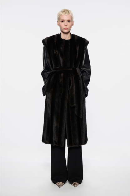 Klara Vest Dark Brown