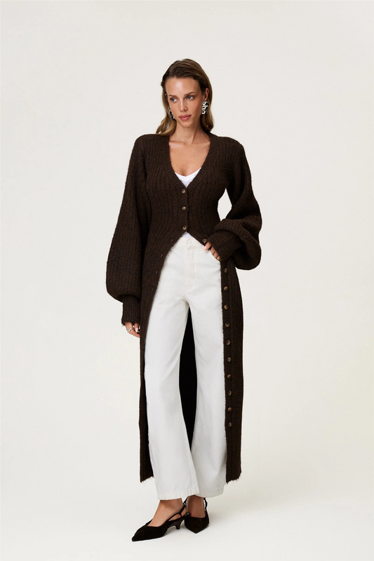 Montana Maxi dress Brown Melange