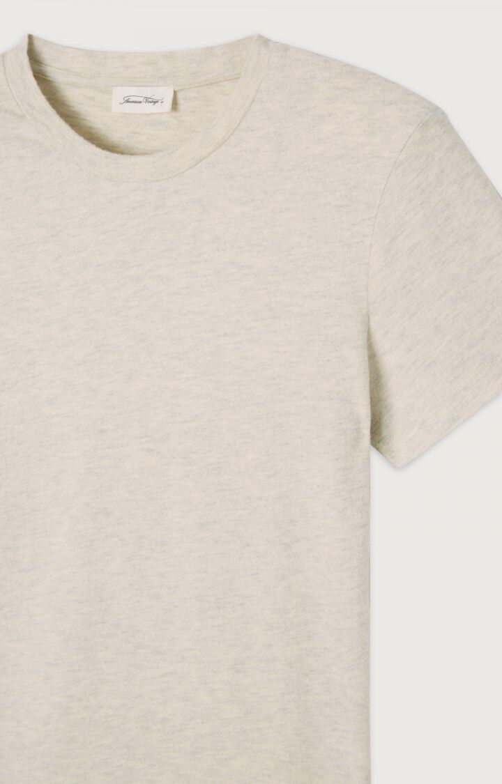 YPAWOOD T-SHIRT MC COL ROND Heather Grey Grisch