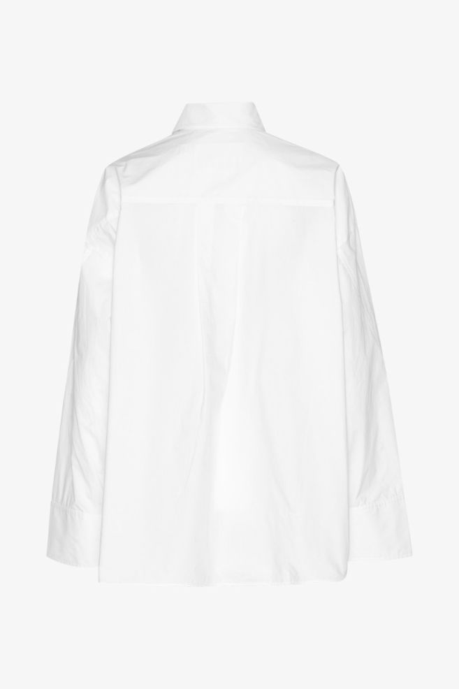 Poplin Oversized Shirt Bright White