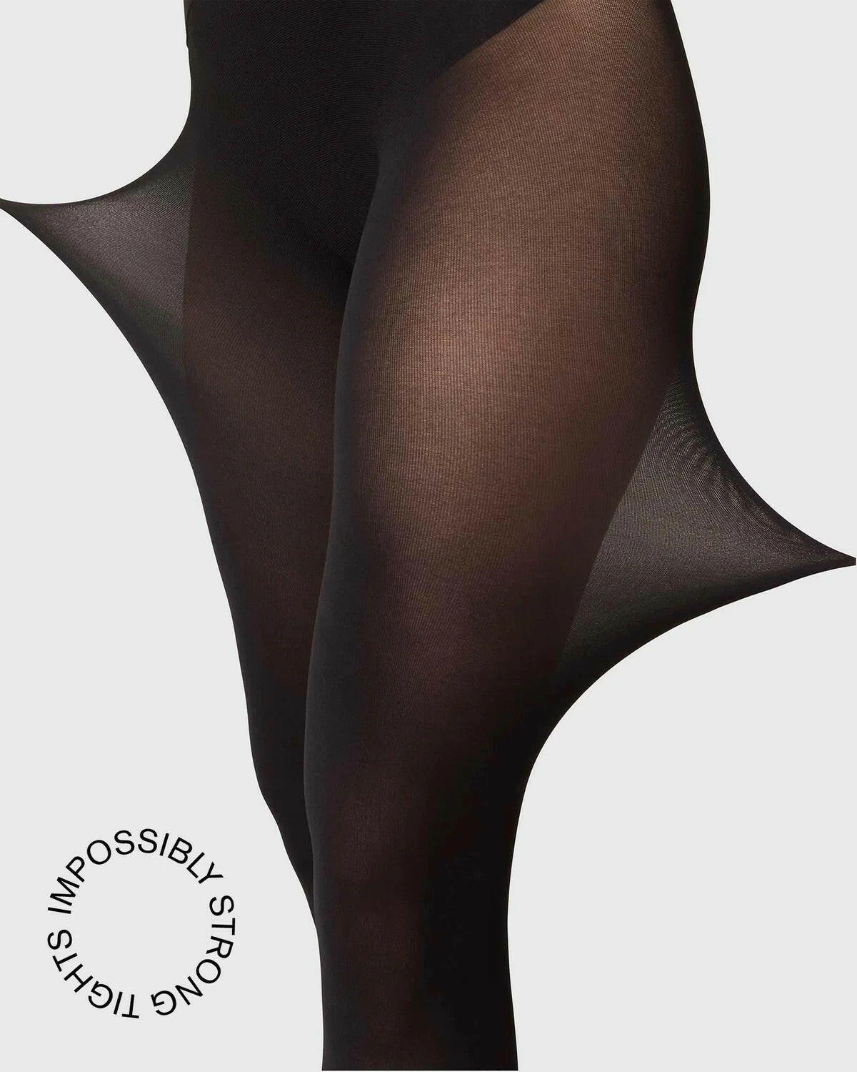 Lois Rip Resistant Tights Black.