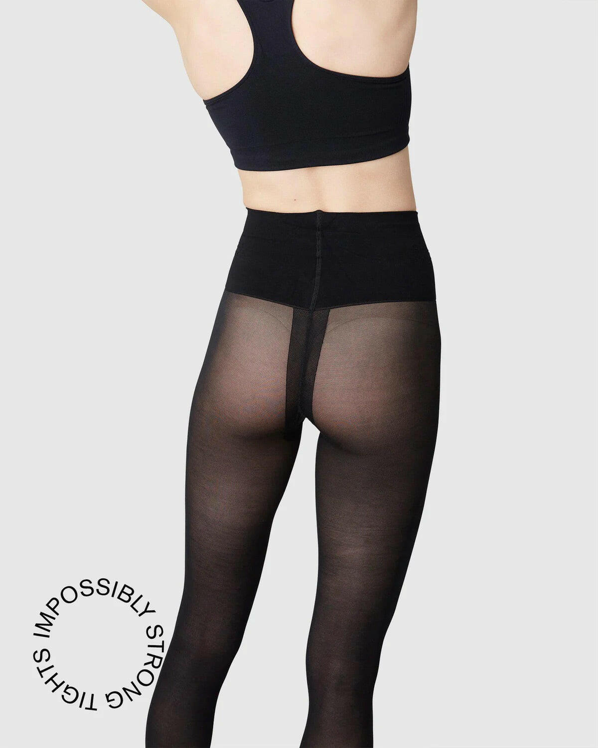 Lois Rip Resistant Tights Black.