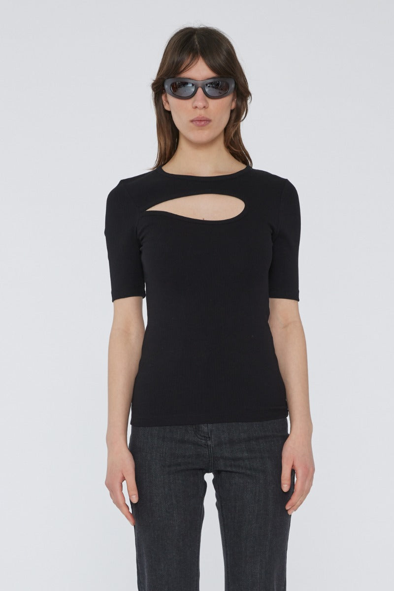 Jersey Short Sleeve T-Shirt Black