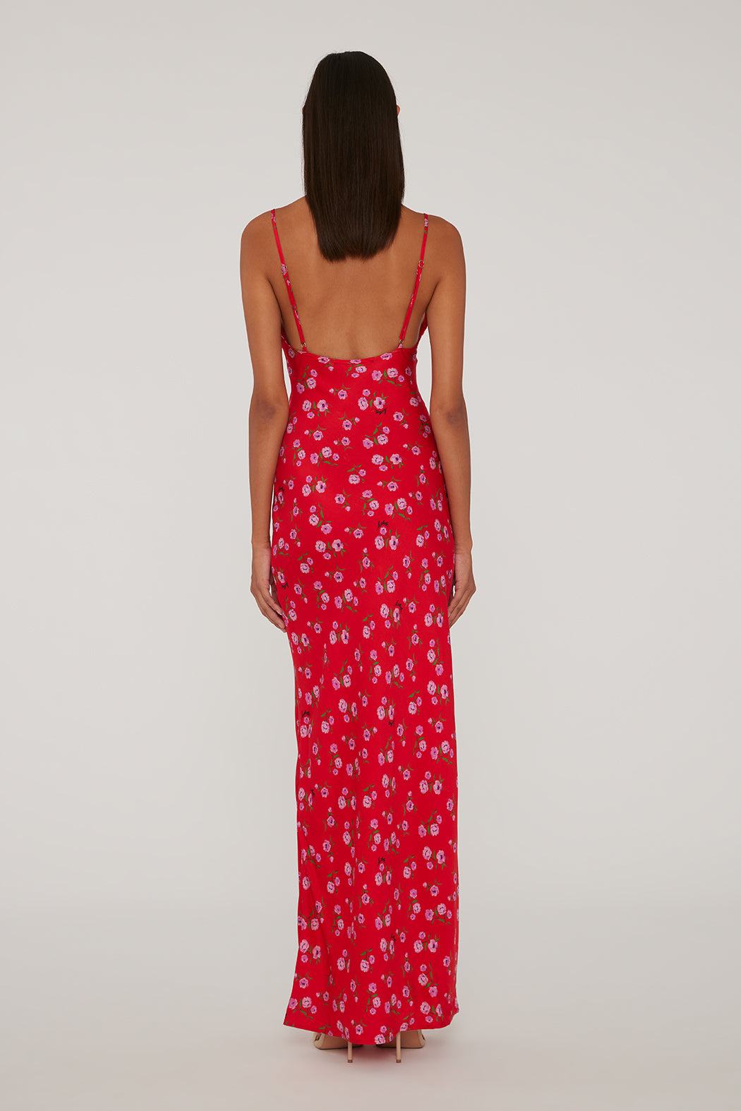 Printed Maxi Dress Wildeve Cluster + High Risk Red Comb.