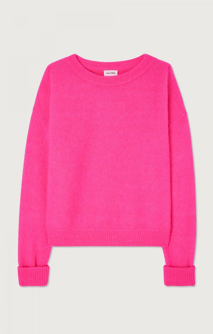 VITOW PULL ML COL BATEAU Rose Fluo Chine