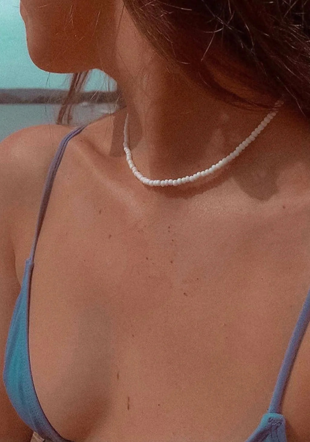 Forever Beachy Necklace White