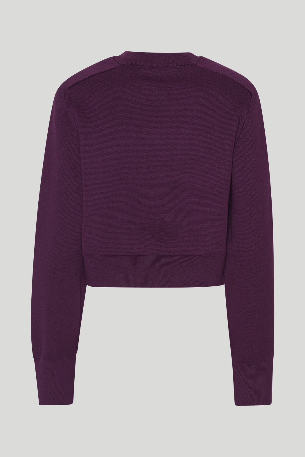 Firm Knit Cropped Jumper Pickled Beet Gcf