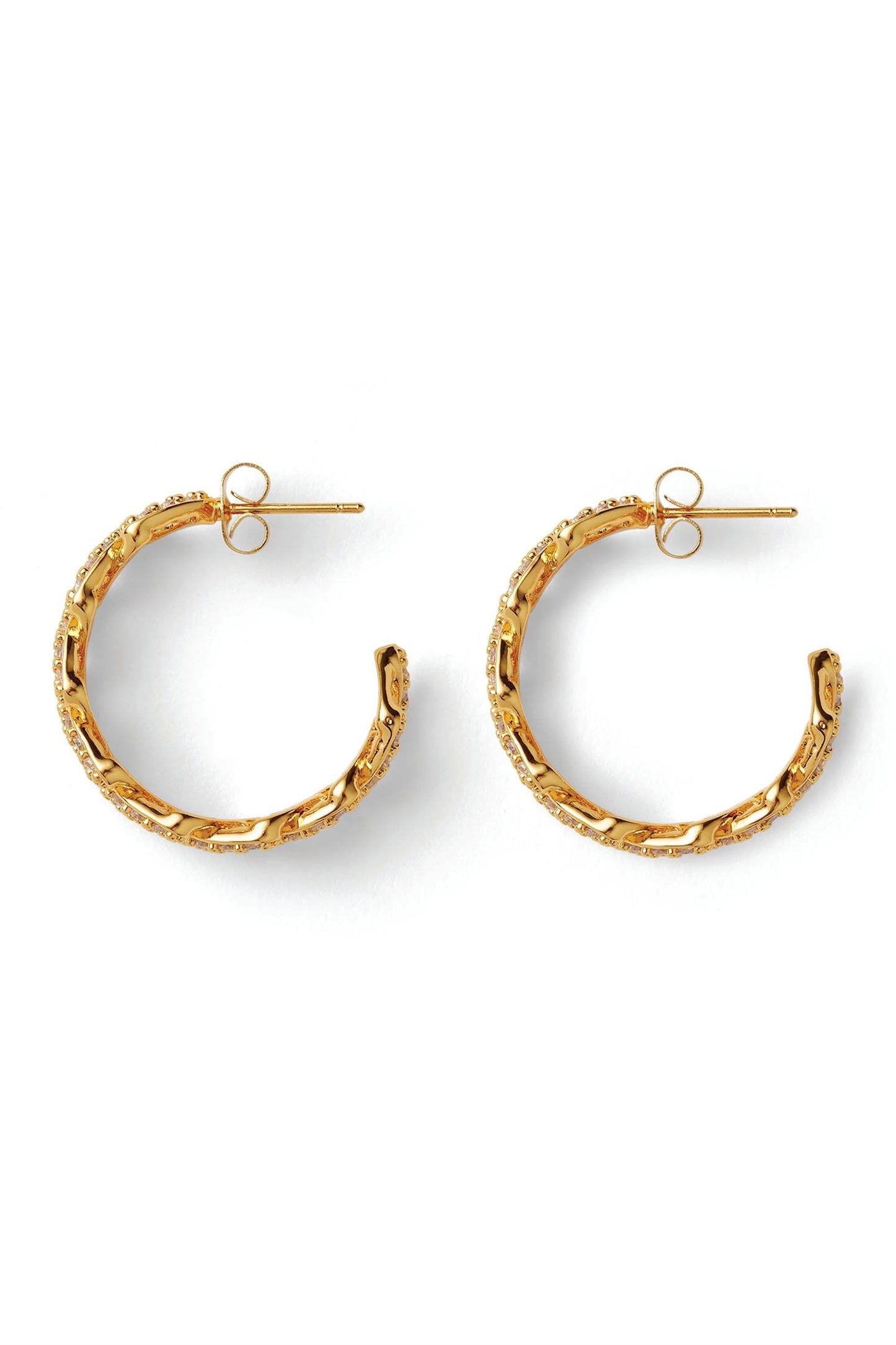 Mexican chain hoops Gold